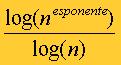 logaritmo in base n di n elevato all'esponente espresso in base 10